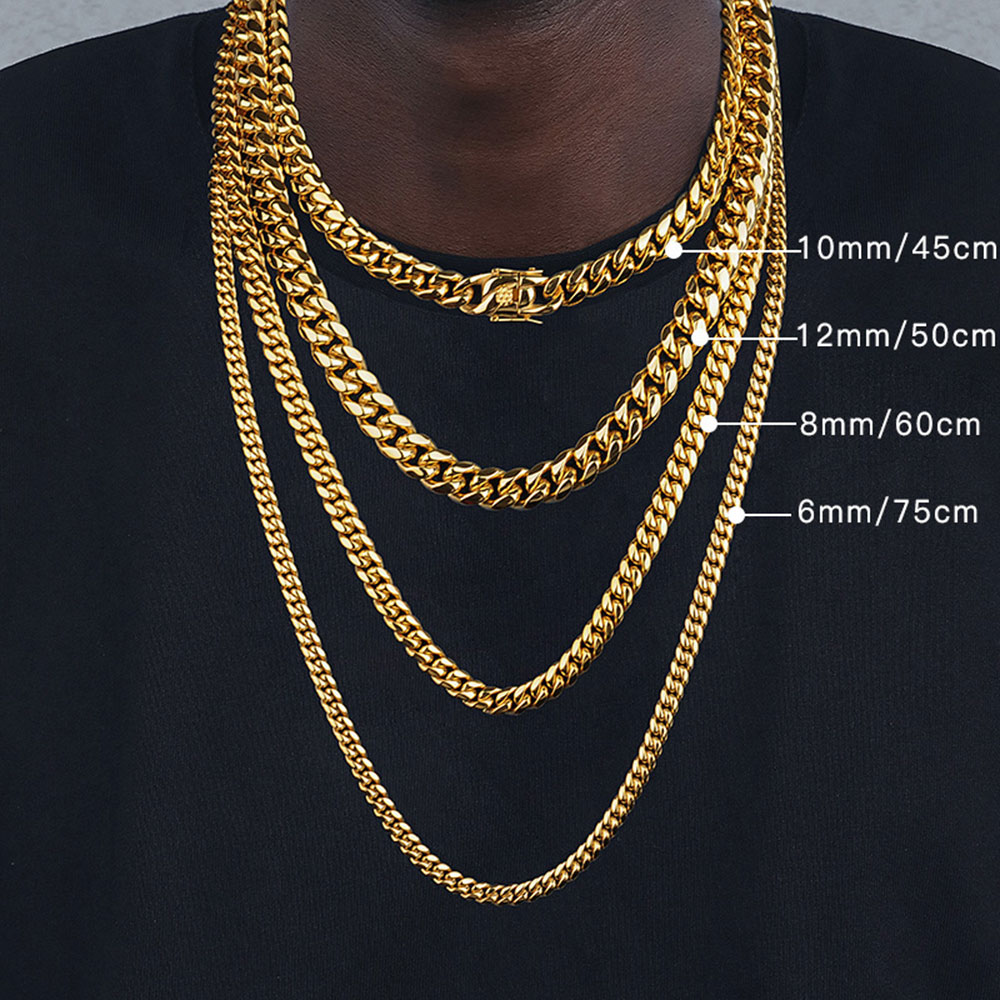 Cuban Link Chain 12Mm - Dây chuyền kiểu Cuba, mắt xích