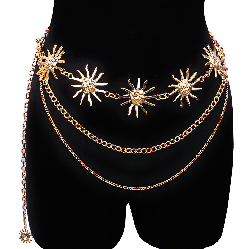 Body Jewelry - Dây xích eo kim loại nhiều