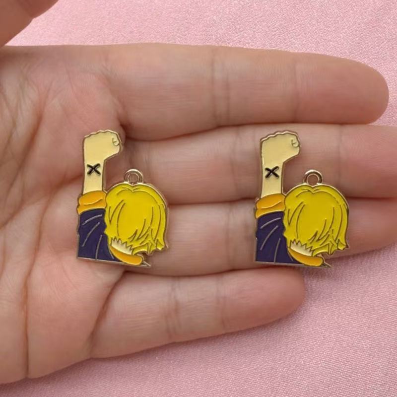 10PCS alloy drip oil cartoon p - đánh giá và giá Earrings