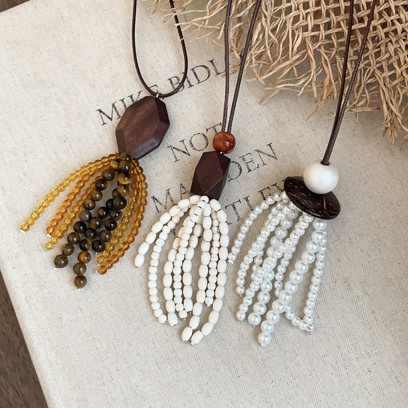 Minar Retro Natural Stone Tige - đánh giá và giá Pearl Choker Necklace Vintage