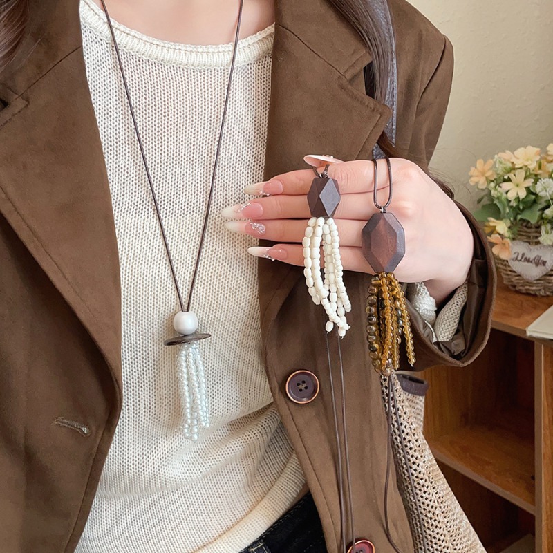 Minar Retro Natural Stone Tige - đánh giá và giá Pearl Choker Necklace Vintage