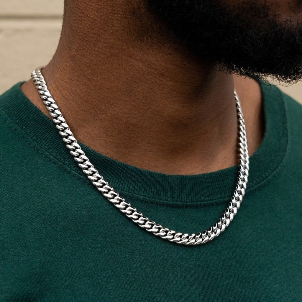 Dây chuyền kiểu Cuba cổ điển,  - đánh giá và giá Cuban Link Chain 12Mm