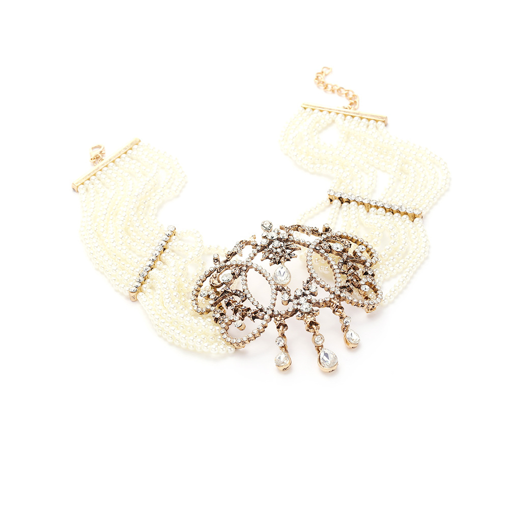Vintage Multi Strands Pearl Ch - đánh giá và giá Pearl Choker Necklace Vintage