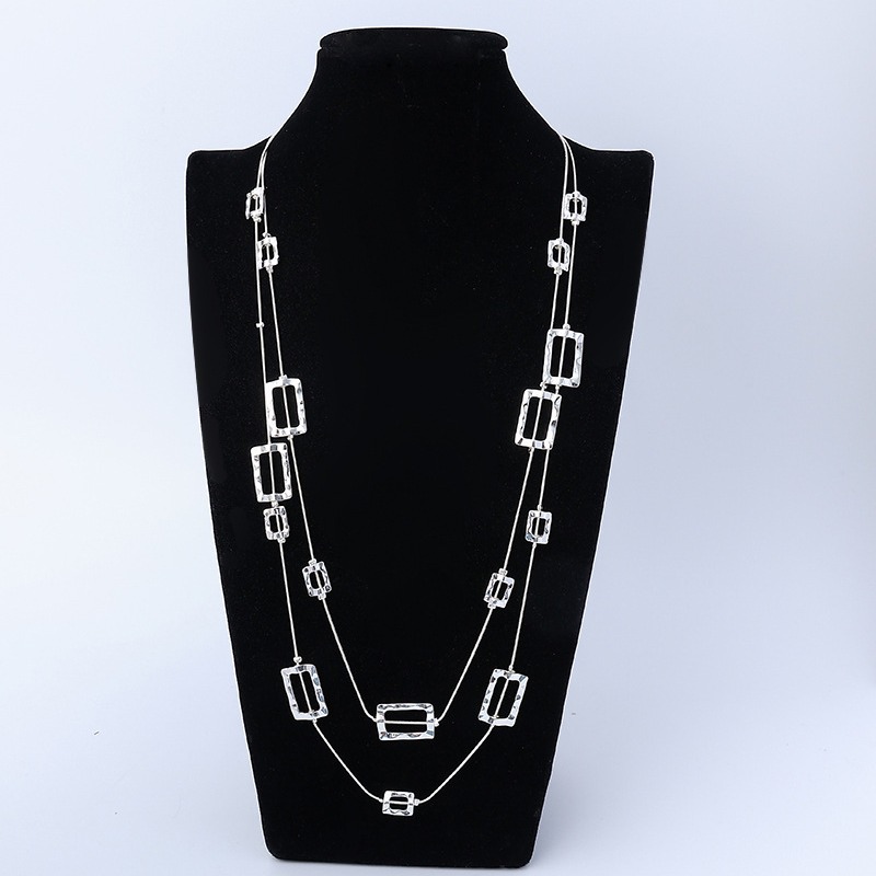 Layered Long Chain Necklace Ha - đánh giá và giá Layered Pendant Necklace Aesthetic