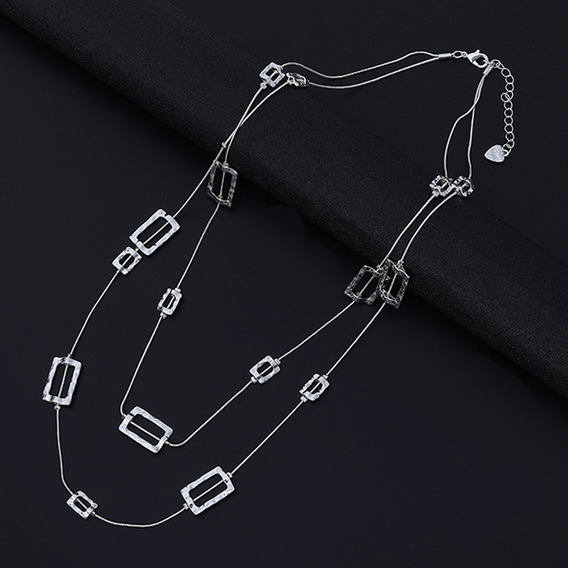 Layered Long Chain Necklace Ha - đánh giá và giá Layered Pendant Necklace Aesthetic