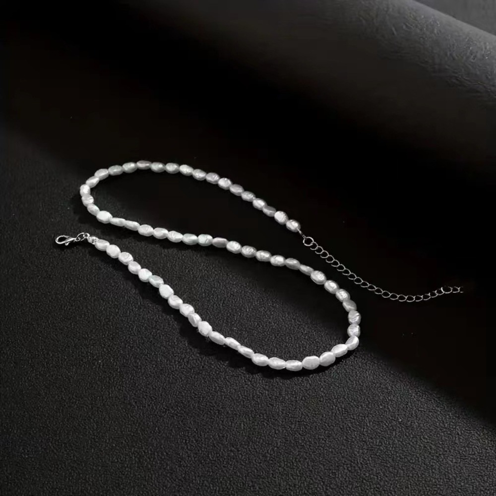 Simple Imitation Pearl Choker  - đánh giá và giá Pearl Choker Necklace Vintage