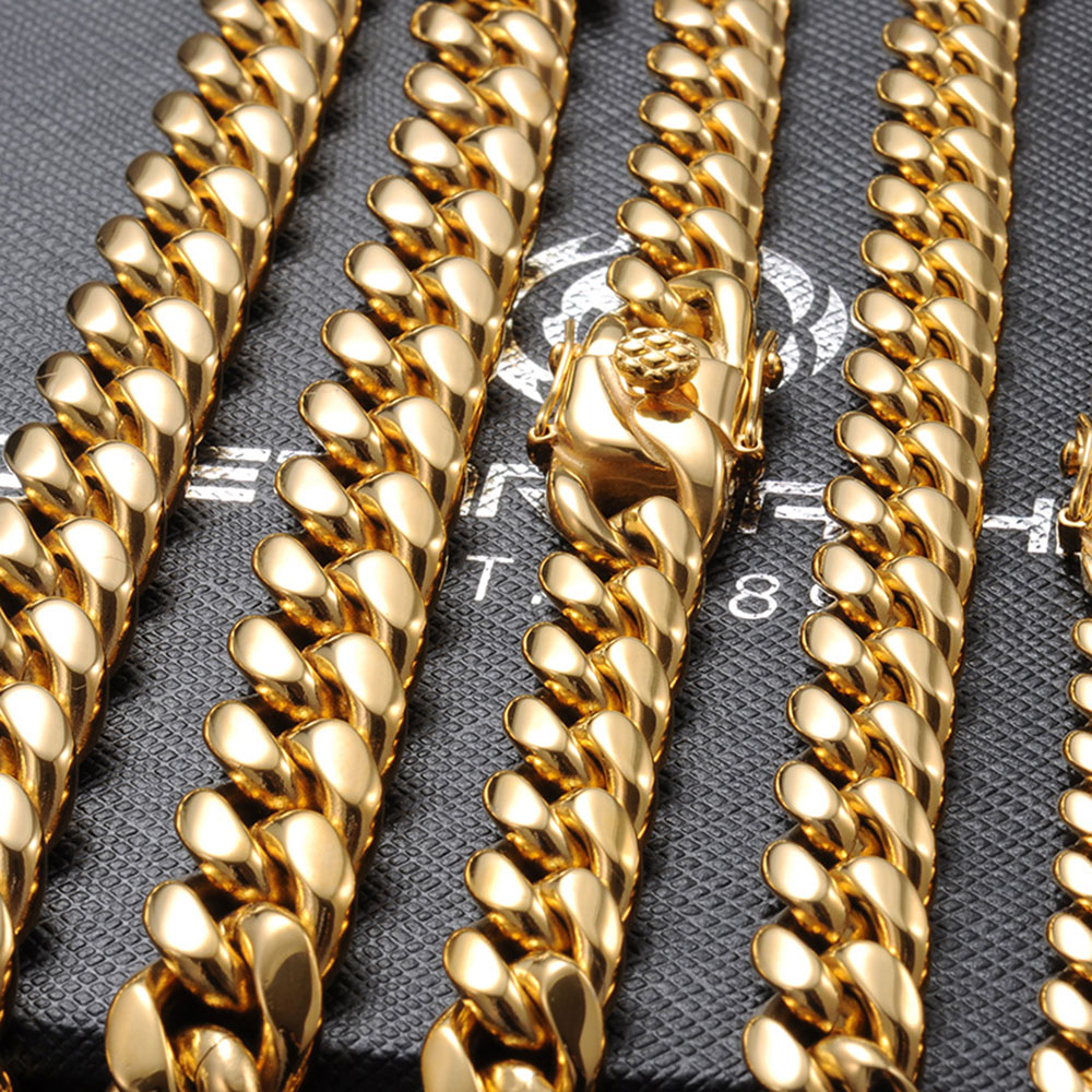 Dây chuyền kiểu Cuba, mắt xích - đánh giá và giá Cuban Link Chain 12Mm