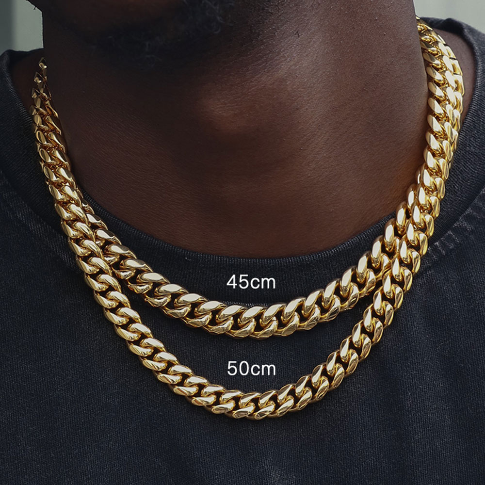 Dây chuyền kiểu Cuba, mắt xích - đánh giá và giá Cuban Link Chain 12Mm