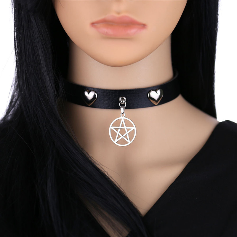 Punk Halloween Emo Cosplay Bla - đánh giá và giá Goth Punk Spike Choker