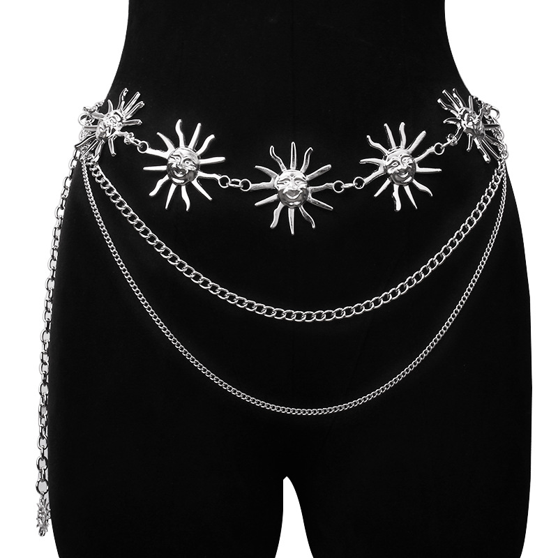 Dây xích eo kim loại nhiều lớp - đánh giá và giá Body Jewelry