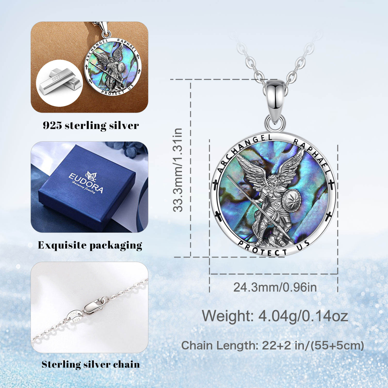 Eudora 925 Sterling Silver St. - đánh giá và giá 925 Sterling Silver Chain Necklace Men