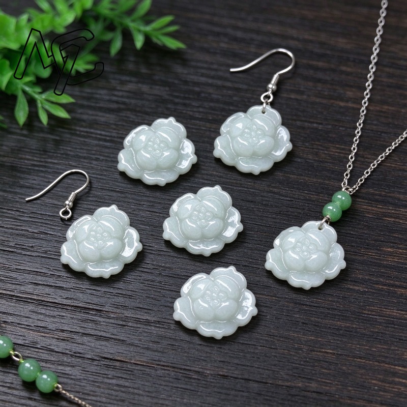 5Pcs Natural A Grade Jadeite L - đánh giá và giá Bracelets
