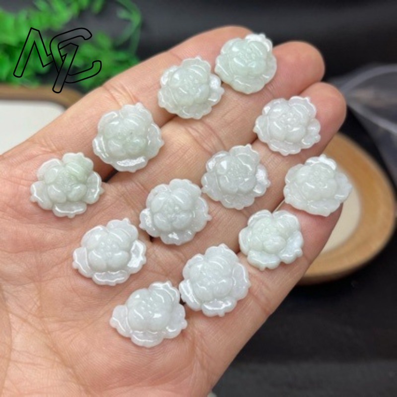 5Pcs Natural A Grade Jadeite L - đánh giá và giá Bracelets