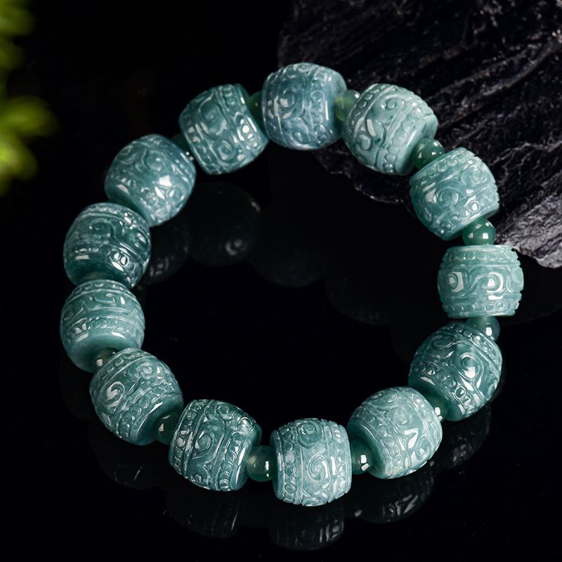 Natural Burmese Jadeite Carved - đánh giá và giá Bracelets