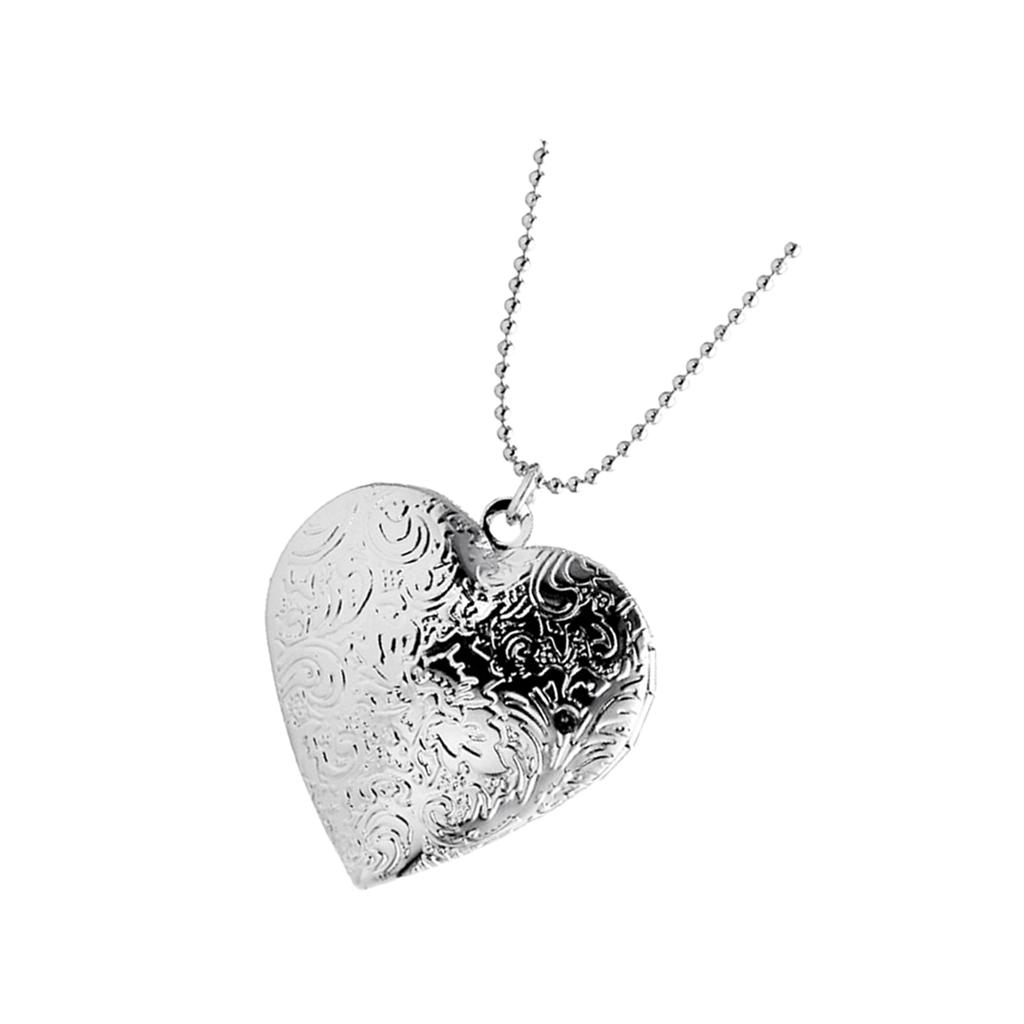 Fashion Heart Shape Alloy Phot - đánh giá và giá Heart Locket Necklace Photo