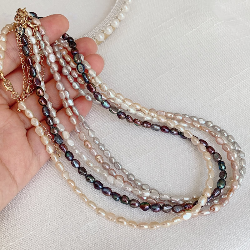Thời Trang Nữ Trang Sức Tự Nhi - đánh giá và giá Pearl Choker Necklace Vintage